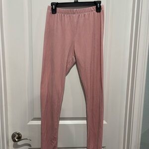 No Boundaries Blush Pink Leggings, Sz Juniors L
